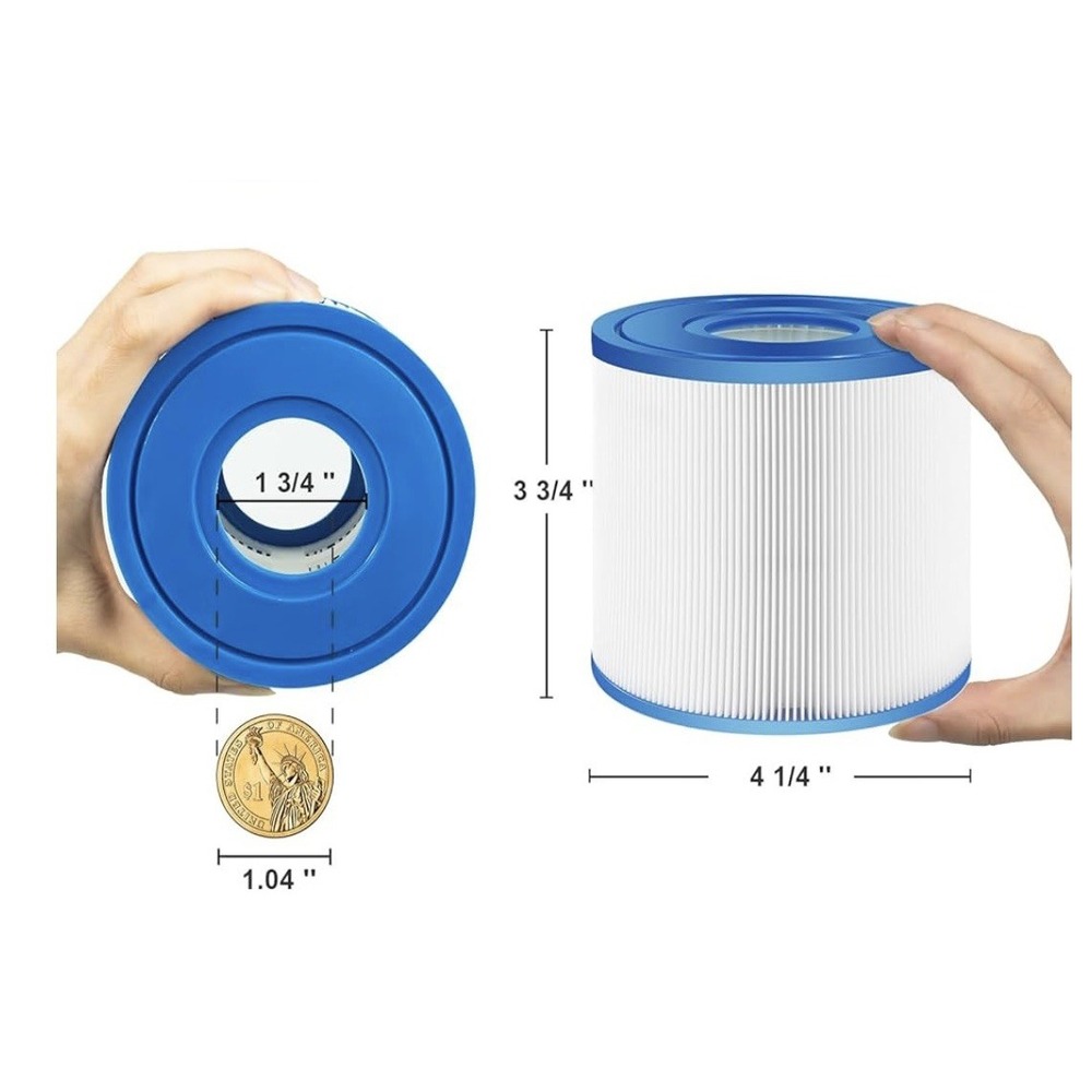 Replacement Type D Pool and Spa Filter Cartridge‎ 4 Pack